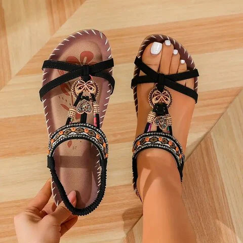 Gigi - Boho Flat Sandals