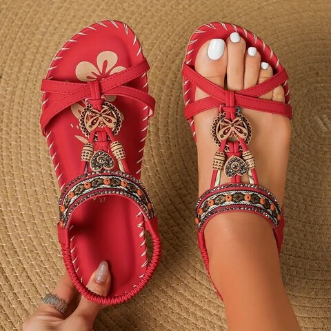 Gigi - Boho Flat Sandals