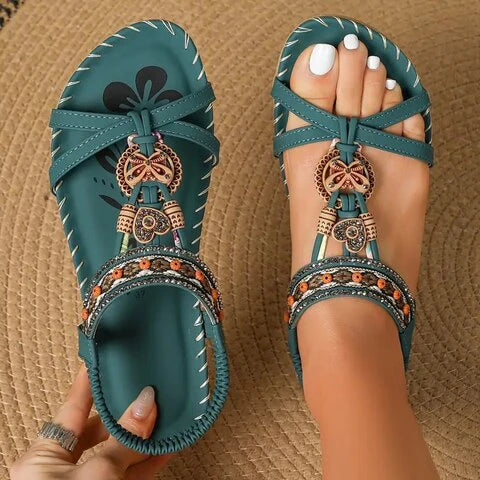 Gigi - Boho Flat Sandals