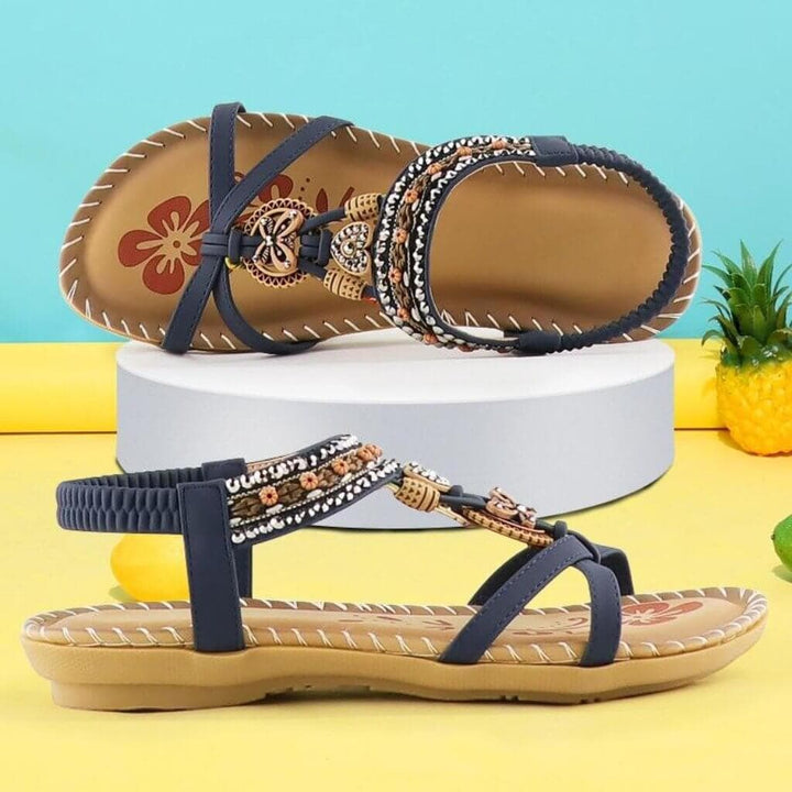 Illyria - Sandals with Elastic Band & Soft Platform