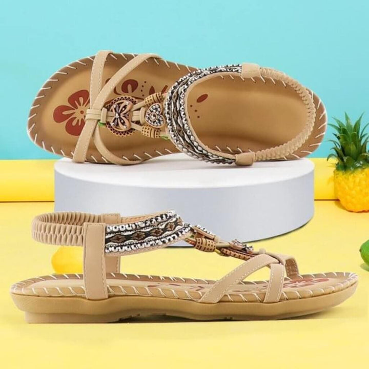 Illyria - Sandals with Elastic Band & Soft Platform