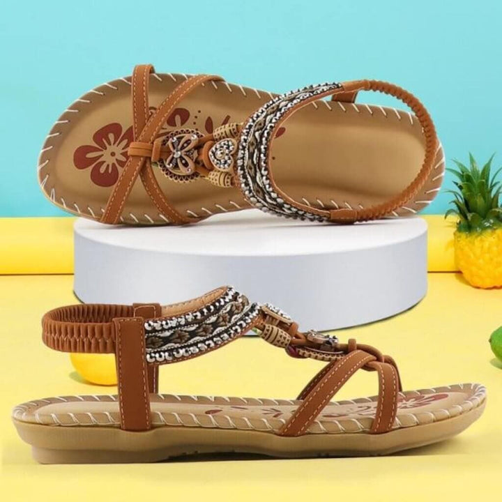 Illyria - Sandals with Elastic Band & Soft Platform